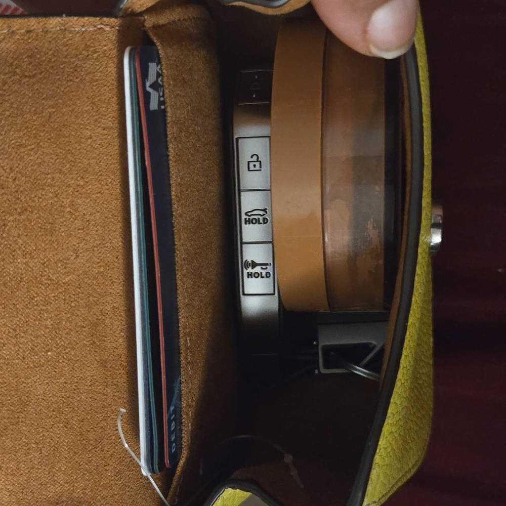 Coach Yellow Leather Crossbody Bag - Picture 5 of 7